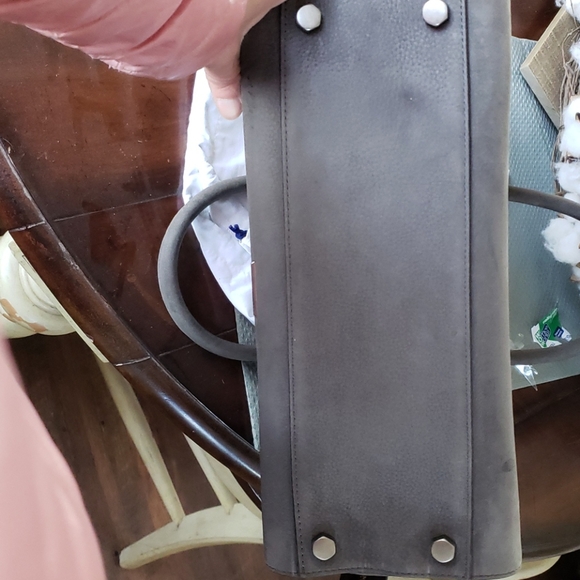 Rebecca Minkoff Grey Suede Handbag - Picture 3 of 12